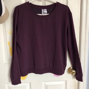 H&M Purple Crewneck